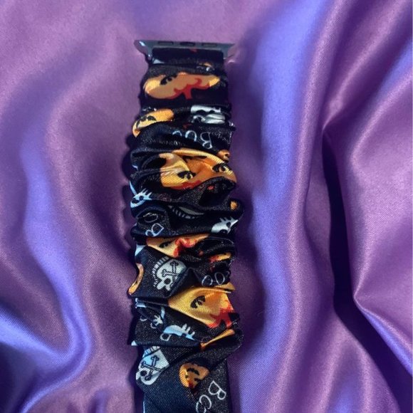 Halloween Scrunchie Watch Band for Apple Watch - Picture 1 of 2